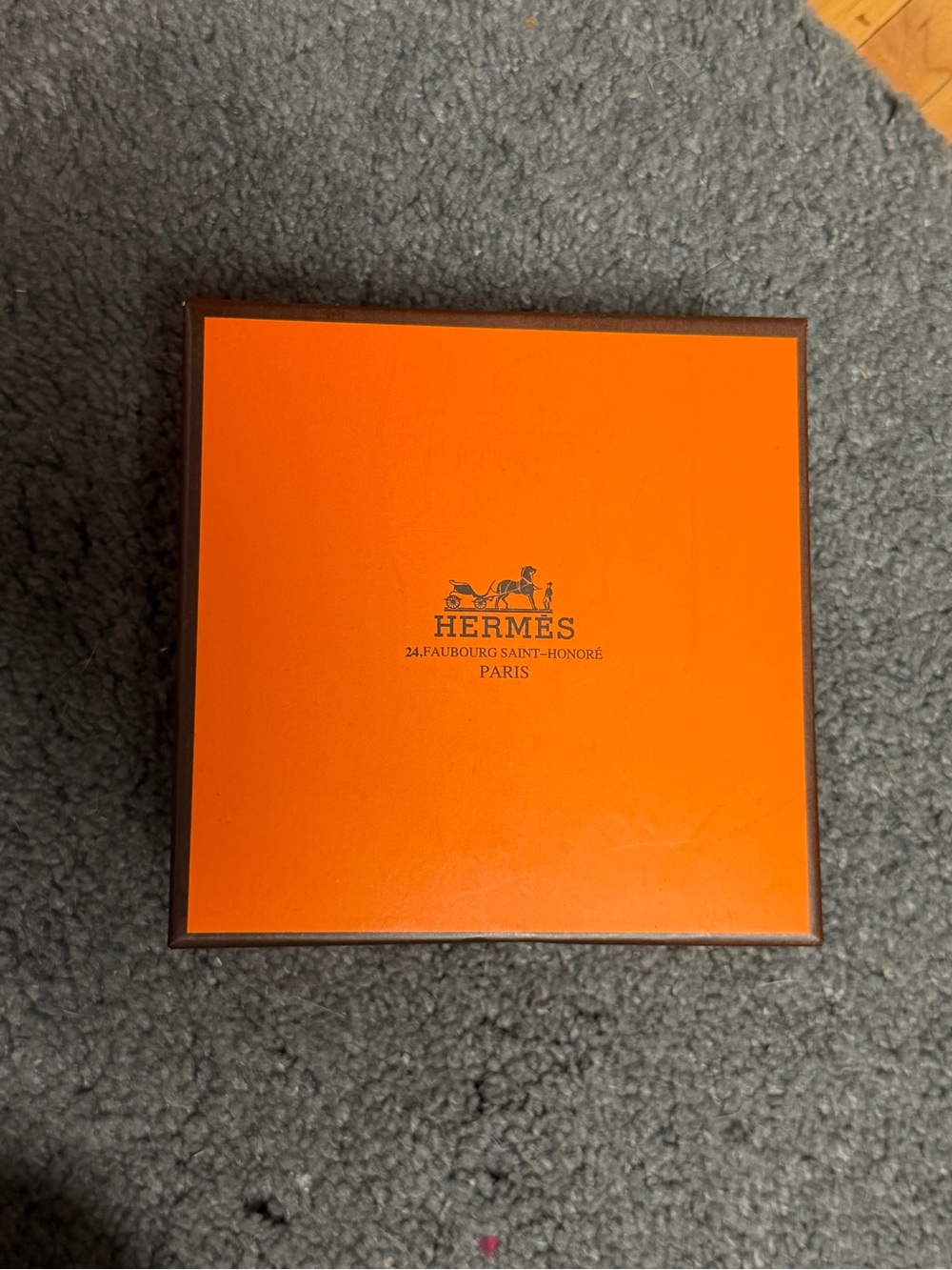 H-Orange Gift Box - Men belt white 115cm